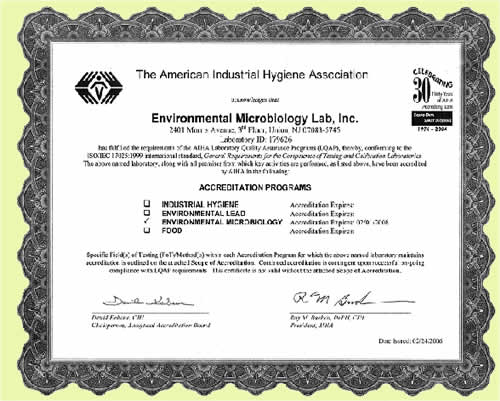 EMLab certification
